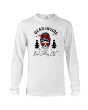DEAD INSIDE BUT JOLLY AF Long Sleeve Tee tile