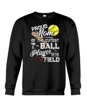 Proud Mom Of The Cutest T-Balll Player Crewneck Sweatshirt tile