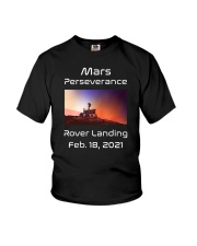 Mars Perseverance Rover Landing Feb 18 2021 Youth T-Shirt tile