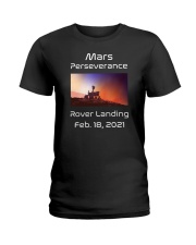 Mars Perseverance Rover Landing Feb 18 2021 Ladies T-Shirt tile