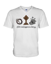 A Lot Can Happen In 3 Days V-Neck T-Shirt tile
