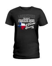 I Survived The Great Freeze 2021 Ladies T-Shirt tile