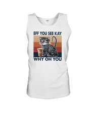 Eff You See Kay Cat Unisex Tank tile