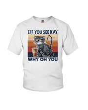 Eff You See Kay Cat Youth T-Shirt tile