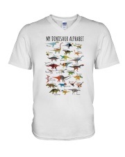 My Dinosaur Alphabet V-Neck T-Shirt tile