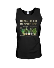 Things I Do In My Spare Time Plants Unisex Tank tile