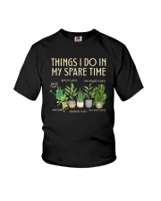 Things I Do In My Spare Time Plants Youth T-Shirt tile