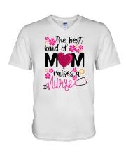 The Best Kind Of Mom Raise a Nurse a V-Neck T-Shirt tile