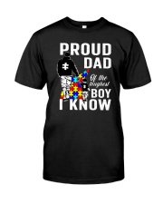 Proud Dad Of The Toughest Boy I Know Classic T-Shirt front