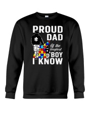 Proud Dad Of The Toughest Boy I Know Crewneck Sweatshirt tile
