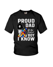 Proud Dad Of The Toughest Boy I Know Youth T-Shirt tile