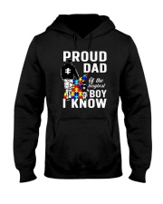 Proud Dad Of The Toughest Boy I Know Hooded Sweatshirt tile