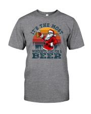 It's The Most Wonderful Time For A Beer Classic T-Shirt front