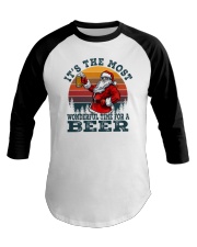 It's The Most Wonderful Time For A Beer Baseball Tee tile