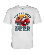 It's The Most Wonderful Time For A Beer V-Neck T-Shirt tile