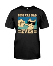 Best Cat Dad Ever Classic T-Shirt front