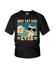 Best Cat Dad Ever Youth T-Shirt tile