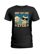 Best Cat Dad Ever Ladies T-Shirt tile