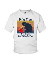 It's Fine I'm Fine Everything Is Fine Youth T-Shirt tile