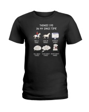 Things I Do In My Space Time Horse Ladies T-Shirt tile