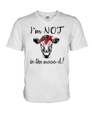 I'n Not In The Moood V-Neck T-Shirt tile