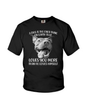 A Dog Is The Only Thing Pitbull Youth T-Shirt tile