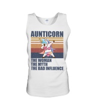 Aunticorn The Woman The Myth The Legend Unisex Tank tile