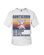 Aunticorn The Woman The Myth The Legend Youth T-Shirt tile