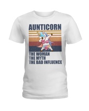 Aunticorn The Woman The Myth The Legend Ladies T-Shirt tile
