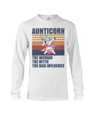 Aunticorn The Woman The Myth The Legend Long Sleeve Tee tile