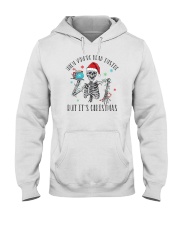 When You're Dead Inside But It's Christmas Skeleton Hooded Sweatshirt tile
