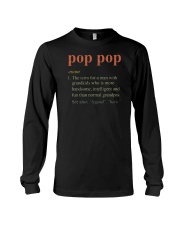 Pop Pop Definition Long Sleeve Tee tile