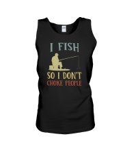 I Fish So I Don't Choke People Unisex Tank tile
