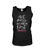 Hot Mess Just Doing My Best Mom Life Unisex Tank tile