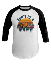 Don't Be A Chicken Baseball Tee tile