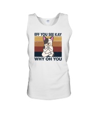 Eff You See Kay Vintage Frenchie Unisex Tank tile