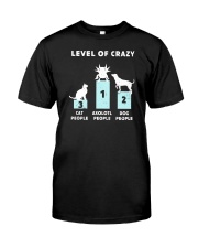 Level Of Crazy Axolotl Classic T-Shirt front