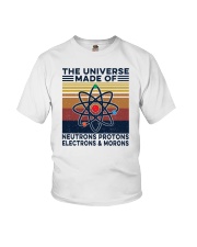 The Universe Made Of Neutrons Protons Electrons Youth T-Shirt tile