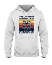 The Universe Made Of Neutrons Protons Electrons Hooded Sweatshirt tile