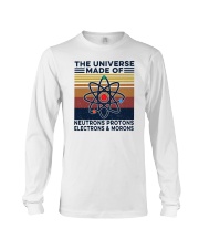 The Universe Made Of Neutrons Protons Electrons Long Sleeve Tee tile