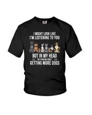 I Might Look Like I'm Listening Dogs Youth T-Shirt tile