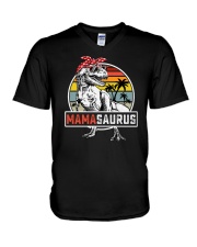 Mamasaurus Vintage V-Neck T-Shirt tile