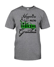 Happiness Is Being A Mom And Grandma Irish Classic T-Shirt front