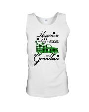 Happiness Is Being A Mom And Grandma Irish Unisex Tank tile
