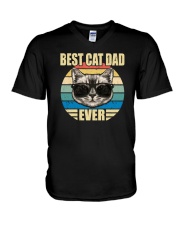 Best Cat Dad Ever V-Neck T-Shirt tile