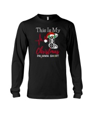 This Is My Christmas Pajama Shirt Game Long Sleeve Tee tile