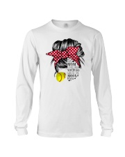 This Mom Loves Her Softball Girl To The Moon Back Long Sleeve Tee tile