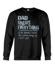 Dad Knows Everything Crewneck Sweatshirt tile