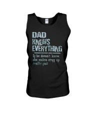 Dad Knows Everything Unisex Tank tile