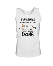Sometimes It Takes Me All Day To get Nothing Done Unicorn Unisex Tank tile